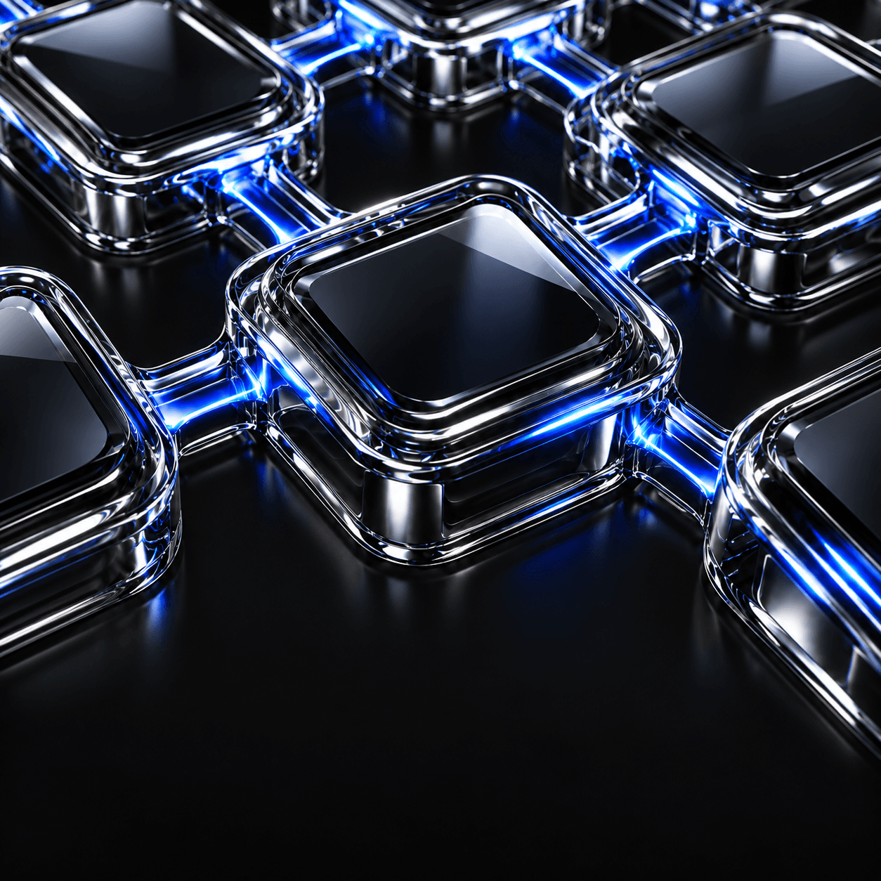Interconnected glass protocol modules